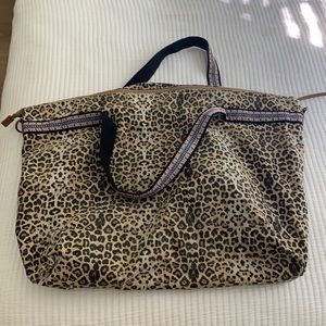 Cheetah Print Soft Travel Bag